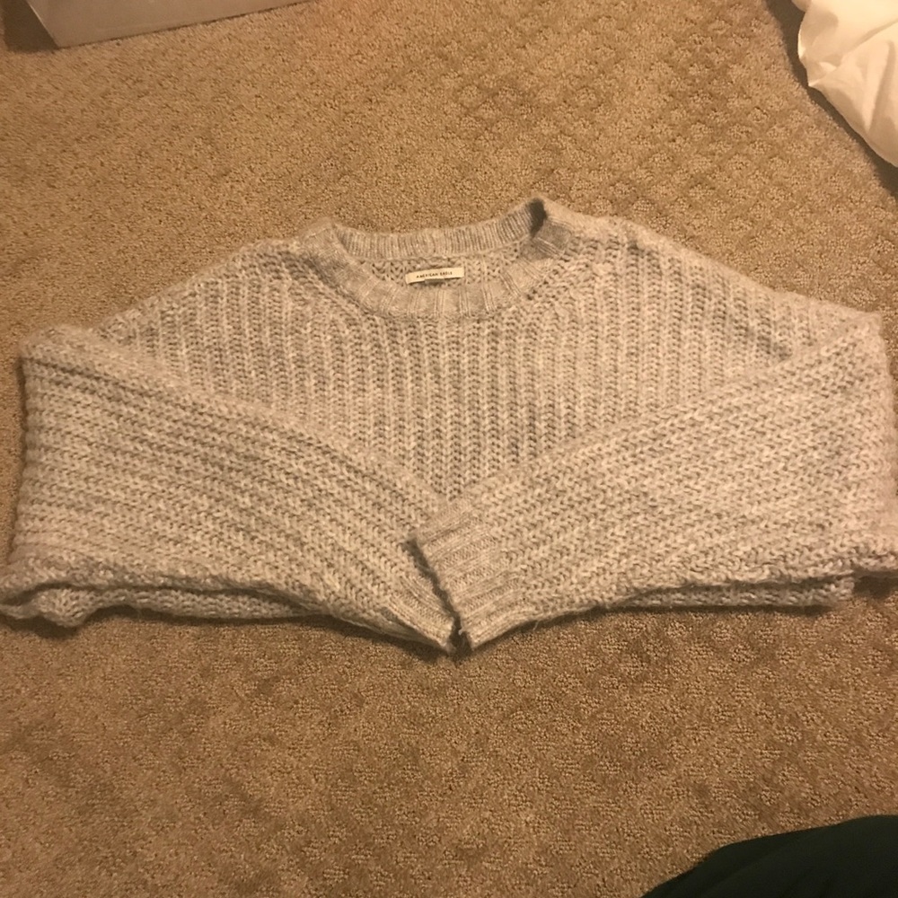 American Eagle Cropped Soft Sweater